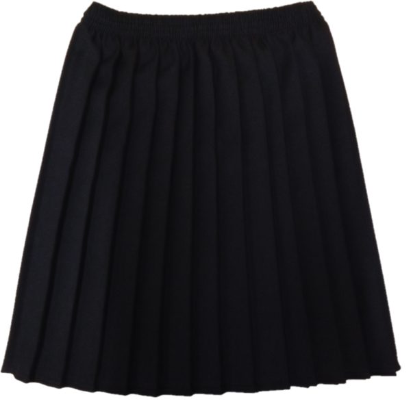 KNIFE PLEATED SKIRT - BLACK, Skirts & Pinafores, Hall Mead