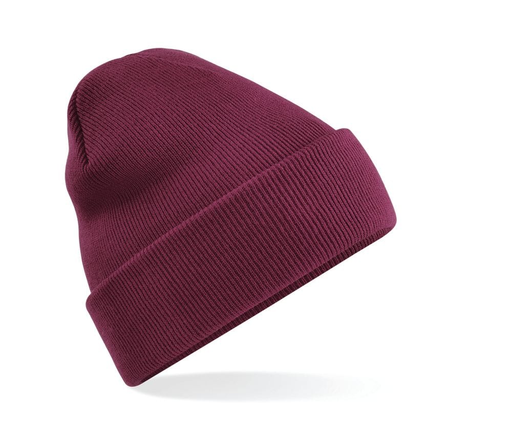 KNITTED SKI HAT - MAROON, Winter Hats