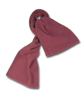 FLEECE SCARF - MAROON, Scargill Junior, Scarves