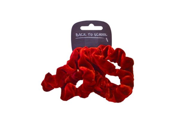 VELVET SCRUNCHIE (4), Hair Accessories