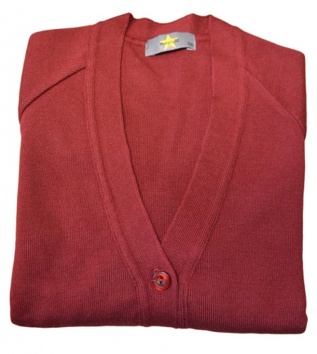 MAGICFIT CARDIGAN - MAROON, Jumpers & Cardigans