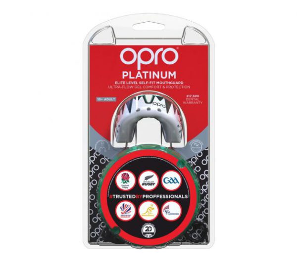 OPRO PLATINUM LEVEL MOUTHGUARD 7+ADULT, Gum Shields