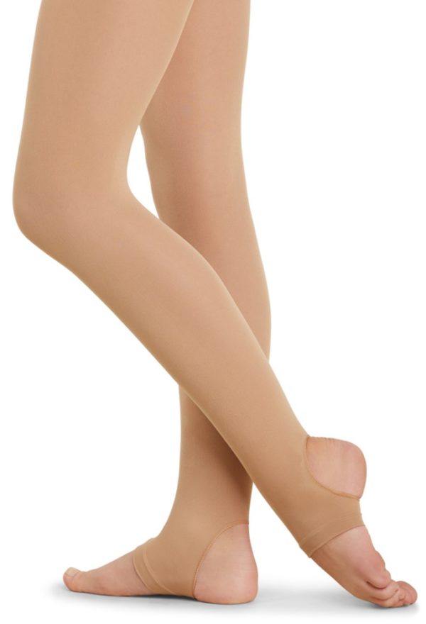 TAN STIRRUP TIGHTS, Dancewear