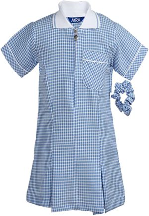 SUMMER DRESS GINGHAM - SKY, St Mary's Hornchurch, Towers, Upminster Infant, Upminster Junior, Warley Primary, Summer Dresses, Branfil, Gidea Park, Hylands, Langtons Infant