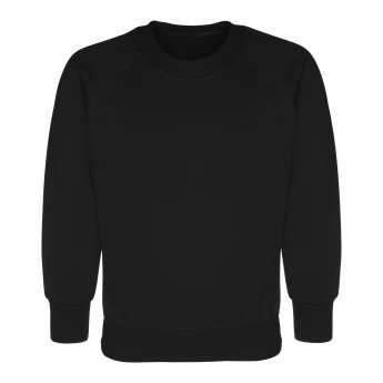 R-Neck Sweatshirts - BLACK, Jumpers & Cardigans