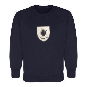 TOWERS LIGHT NAVY PE SWEATSHIRT, Towers