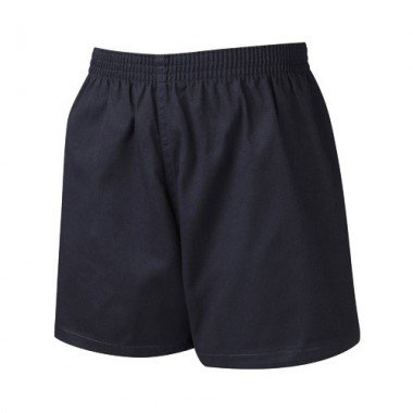 BLACK COTTON SHORTS, St Alban's, PE Shorts