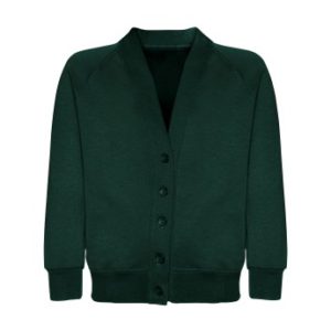 SWEAT CARDIGAN - DARK BOTTLE, Jumpers & Cardigans