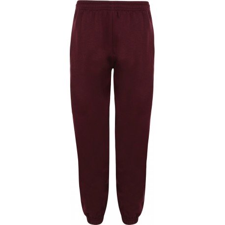 JOGGING BOTTOMS -MAROON, Scargill Junior, Joggers