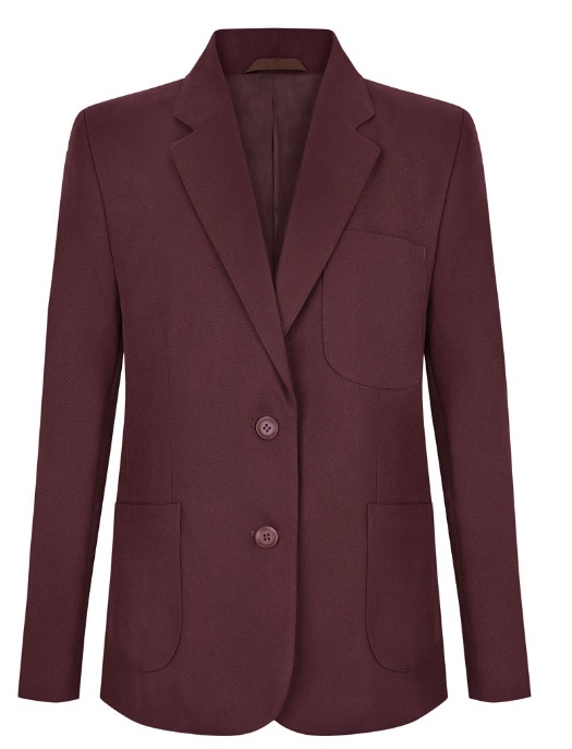 ZECO GIRLS BLAZER - MAROON, Blazers