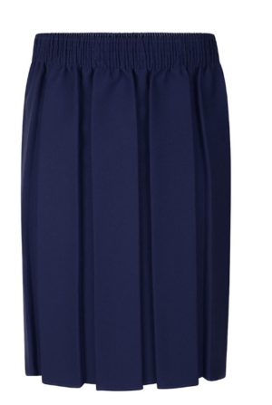 BOX PLEATED SKIRT - NAVY, St Edward's Primary, Upminster Infant, Upminster Junior, Skirts & Pinafores, Emerson Park, Hornchurch High