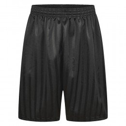 SHADOW STRIPE SHORTS - BLACK, PE Shorts, Brittons, Frances Bardsley