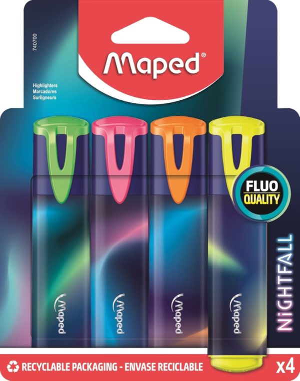 MAPED DEEP SEA HIGHLIGHTERS, Stationery, Markers & Highlighters