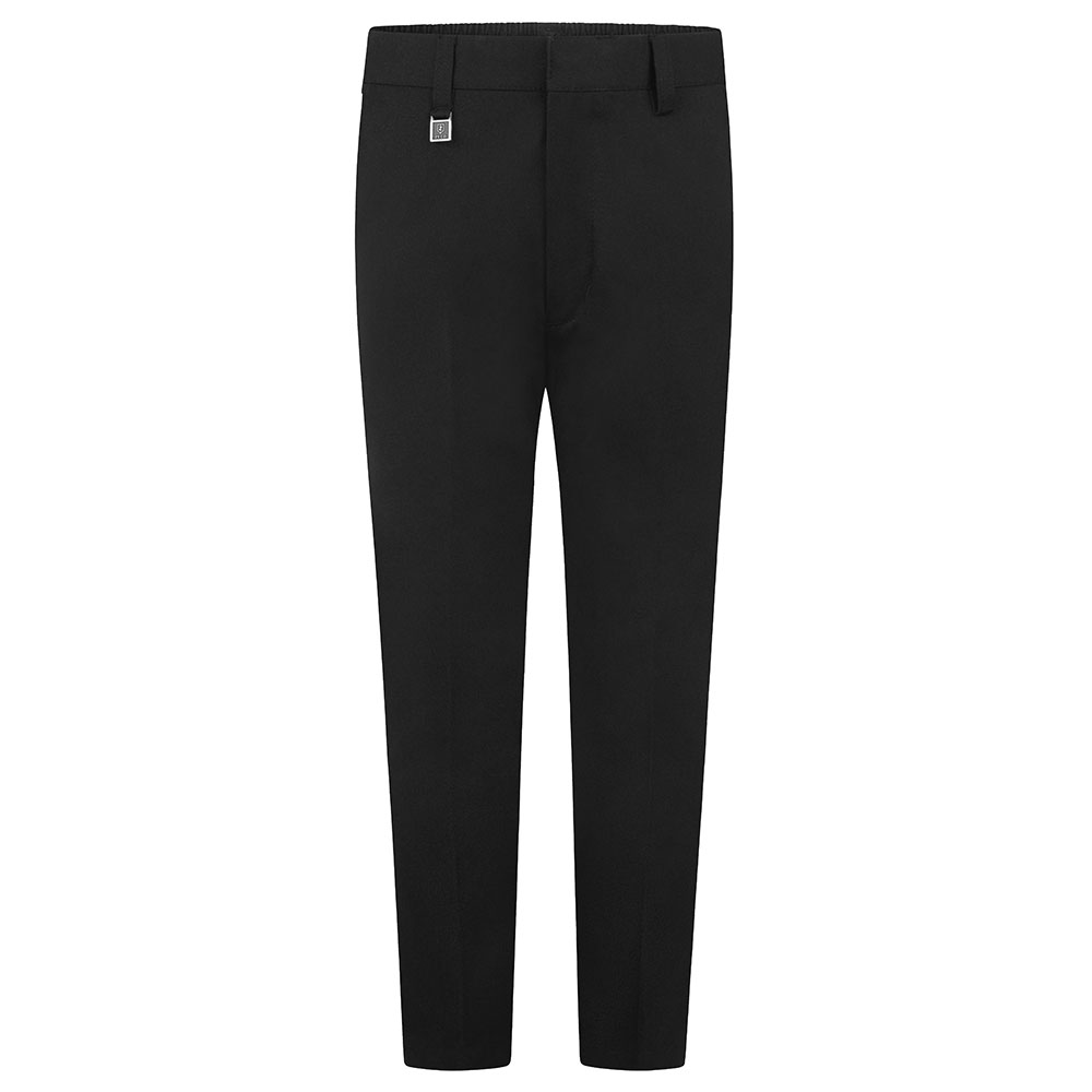 ZECO SLIM FIT TROUSERS - BLACK, Boys Trousers, Junior Trousers