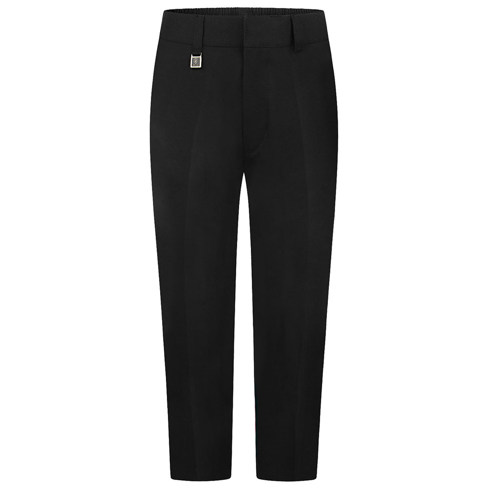 ZECO STURDY FIT TROUSER -BLACK, Boys Trousers, Junior Trousers