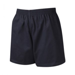 BLACK COTTON SHORTS, PE Shorts