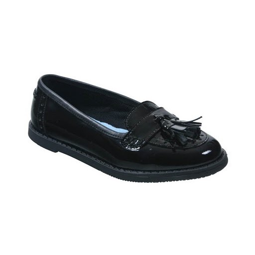 HARLEY PATENT GIRLS LOAFER SHOES, Girls Shoes