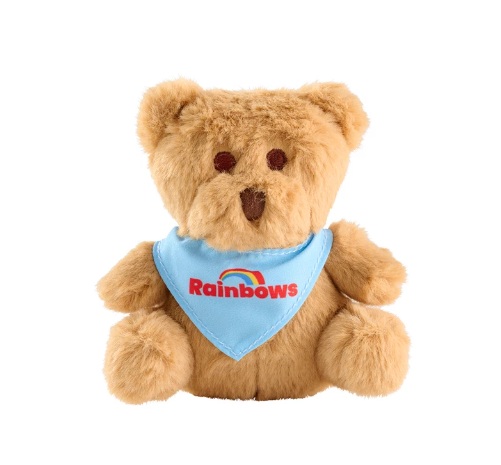 RAINBOWS TEDDY KEY RING, Girlguiding, Rainbows