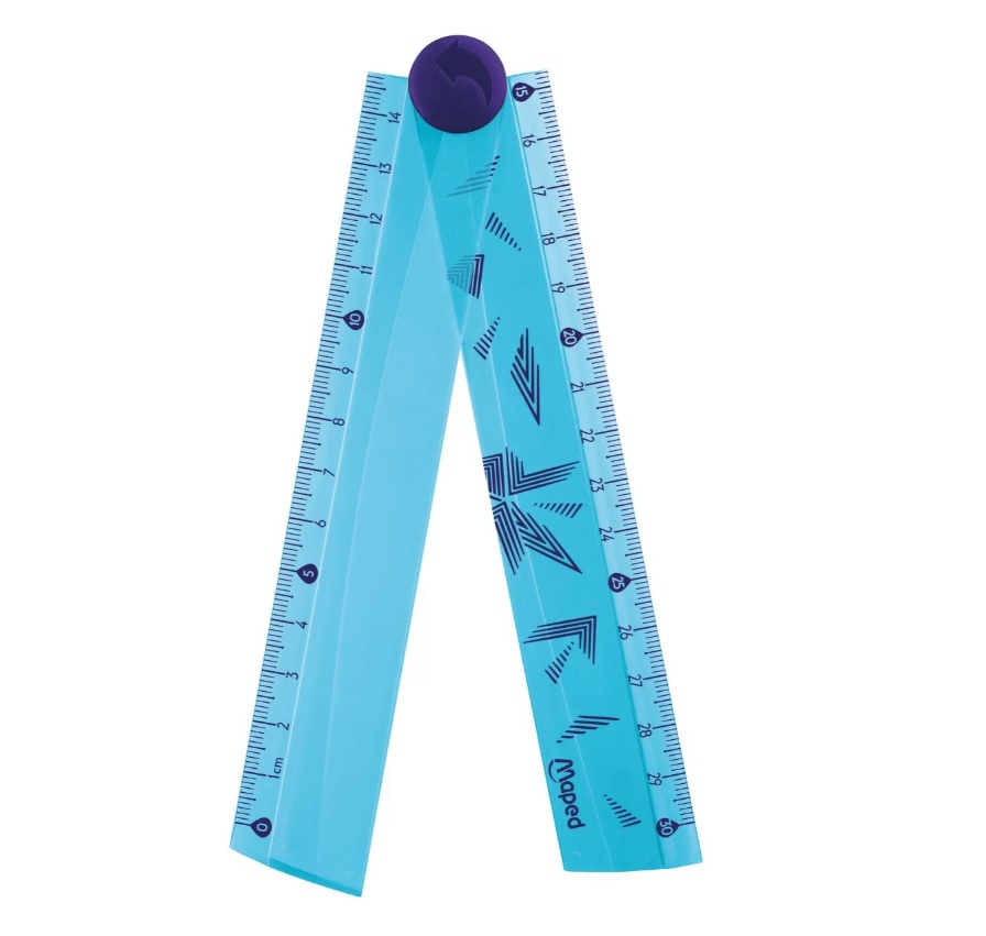 MAPED FOLDING RULER, Pencil Cases & Rulers