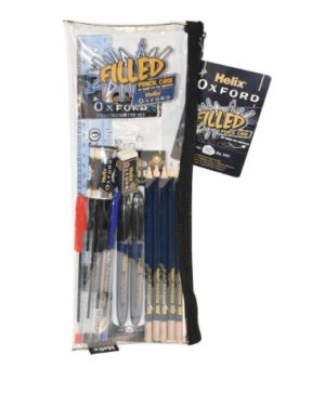 HELIX FILLED PENCIL CASE, Stationery, Pens & Pencils, Pencil Cases & Rulers