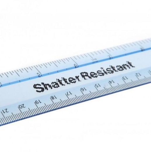 SHATTER RESISTANT RULER 30CM, Pencil Cases & Rulers