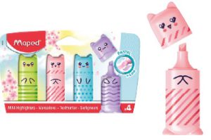 MINI PASTEL HIGHLIGHTERS, Stationery, Our Products, Markers & Highlighters